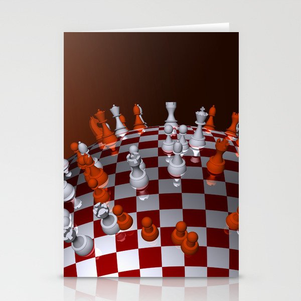 chessworld -3- Stationery Cards