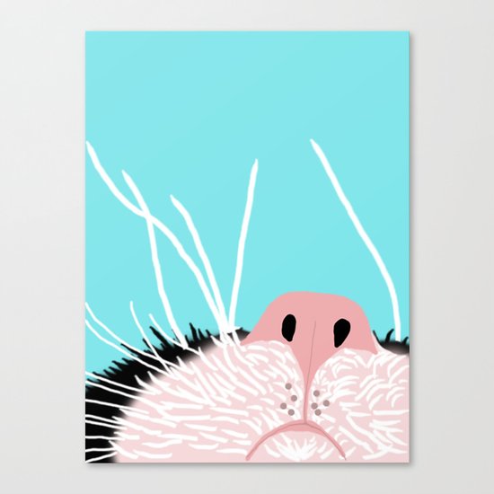 Mow Canvas Print
