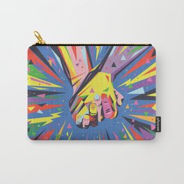 Band Together - Pride Carry-All Pouch | Lgbtq, Friendship, Gay, Graphic Design, Pattern, Graphicdesign, Lgbt, Illustration, Abstract, People 