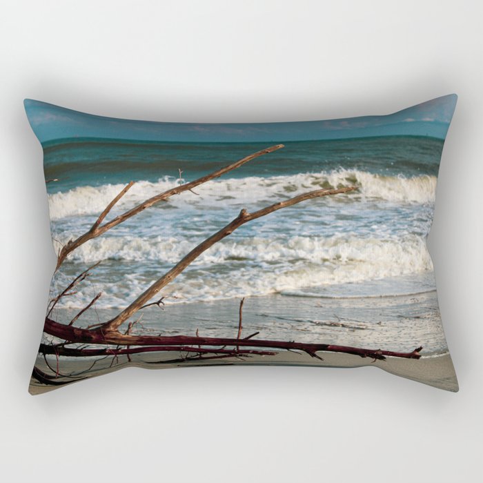 Ocean Blue Rectangular Pillow