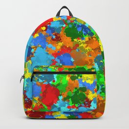 Multicolored splashes Backpack
