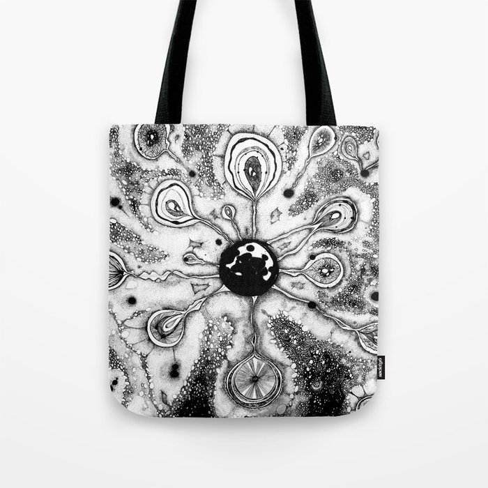 Born Galazy - Xtreme Pointillism Tote Bag