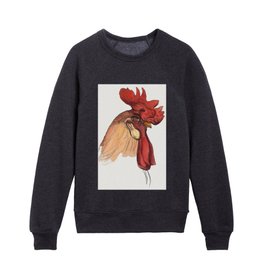 Head of a Rooster  Kids Crewneck