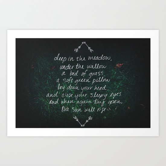 Rue's Song Art Print