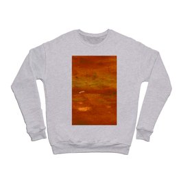 Orange and electric texture 2 Crewneck Sweatshirt
