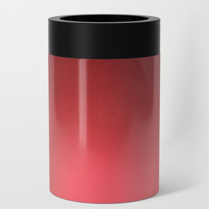 Abstract Burgundy Red Pink Gradient Bokeh Can Cooler