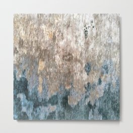 Blue Grey Abstract Metal Print | Gray, Trendy, Modern, Painting, Decorative, Blue, Walldecor, Abstract, Painted, Interiordesign 