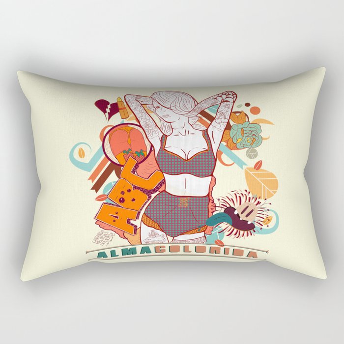 Alma Colorida Rectangular Pillow