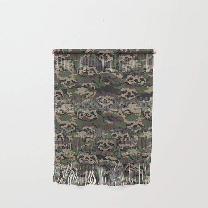 Sloth Camouflage Wall Hanging