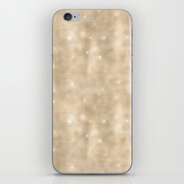 Glam Gold Diamond Shimmer Glitter iPhone Skin