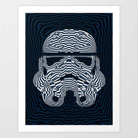 Storm and radiation Art Print