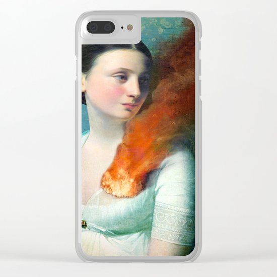 Portrait of a Heart Clear iPhone Case