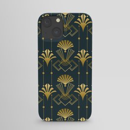 Art Deco Golden Elegance iPhone Case