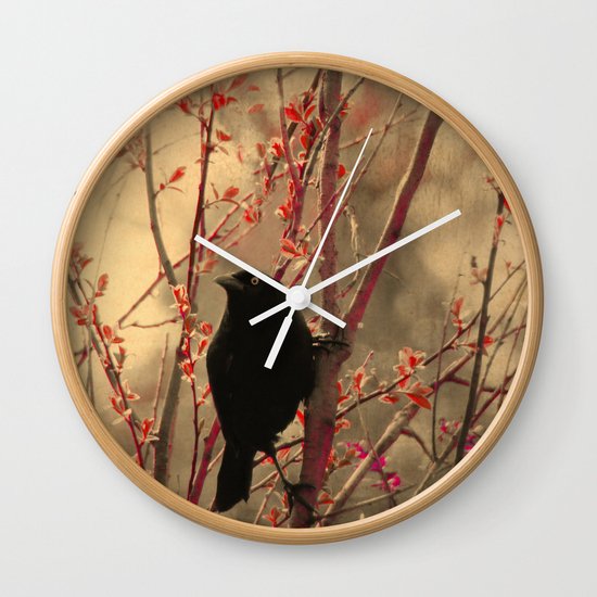 Grackle Wall Clock