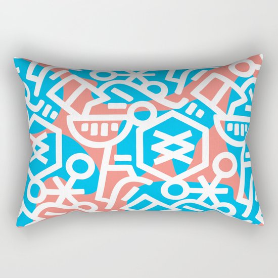 Never Not Hungry Rectangular Pillow