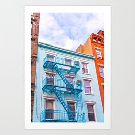 Colorful Architecture New York Photography Art Print