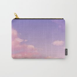 Sky Purple Aesthetic Lofi Carry-All Pouch | Gradient, Sunrise, Painting, Kawaii, Lofi, Vaporwave, Moon, Stars, Purplestars, Cute 
