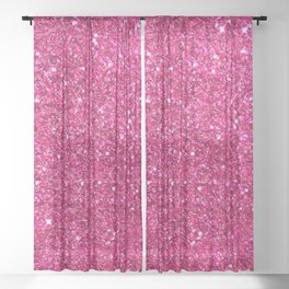 Purple Galaxy Sheer Curtain