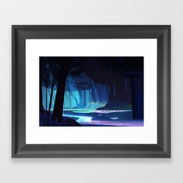 Dark Forest Framed Art Print