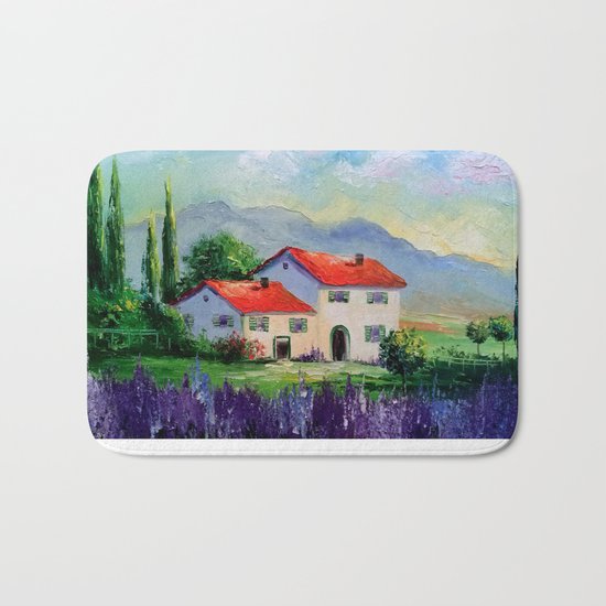 The beauty of Provence Bath Mat