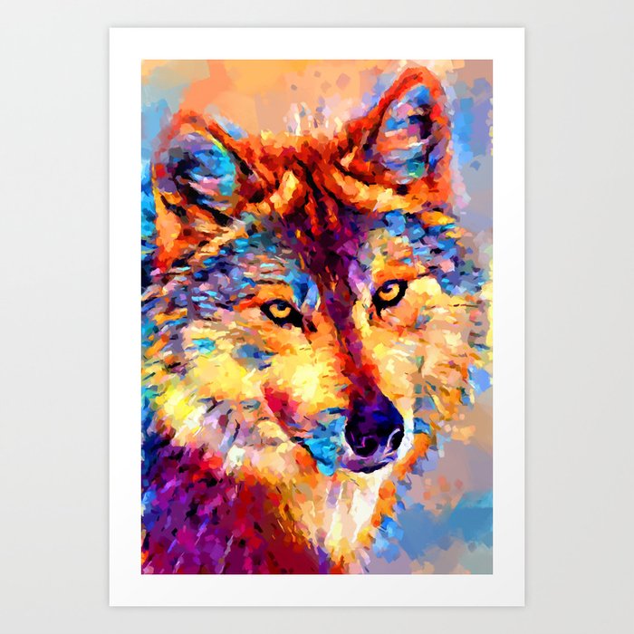 Wolf 5 Art Print