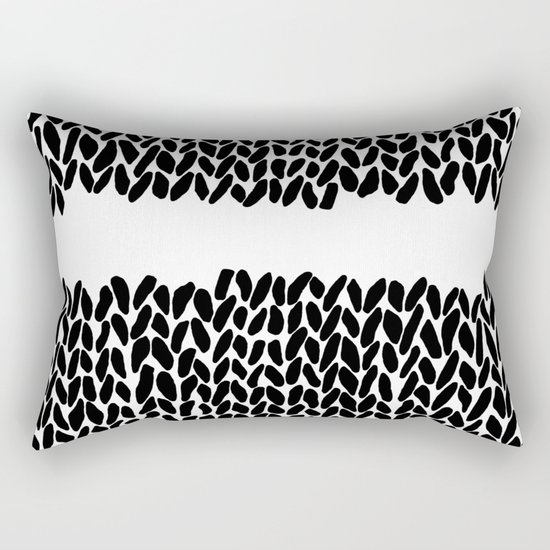 Missing Knit Rectangular Pillow