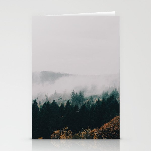 Forest Fog Stationery Cards
