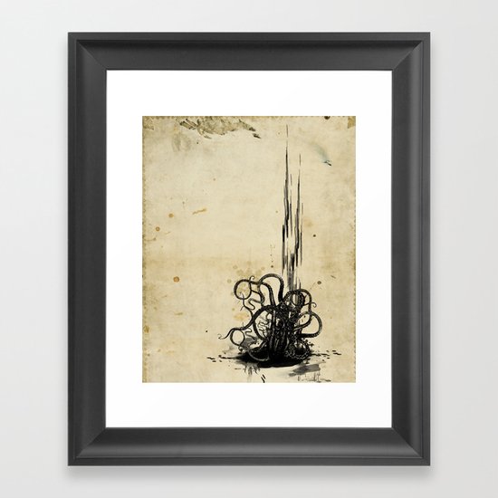 (s)inked Framed Art Print