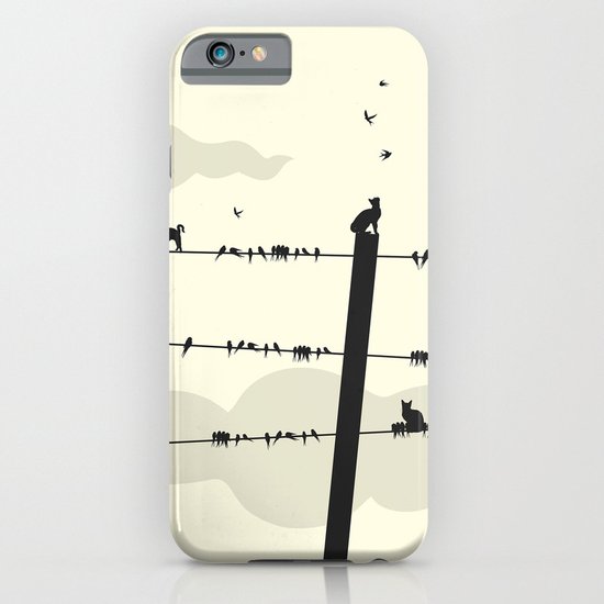 Cats and Birds iPhone & iPod Case