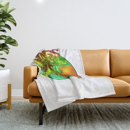 Wings Of Fire Dragon Throw Blanket