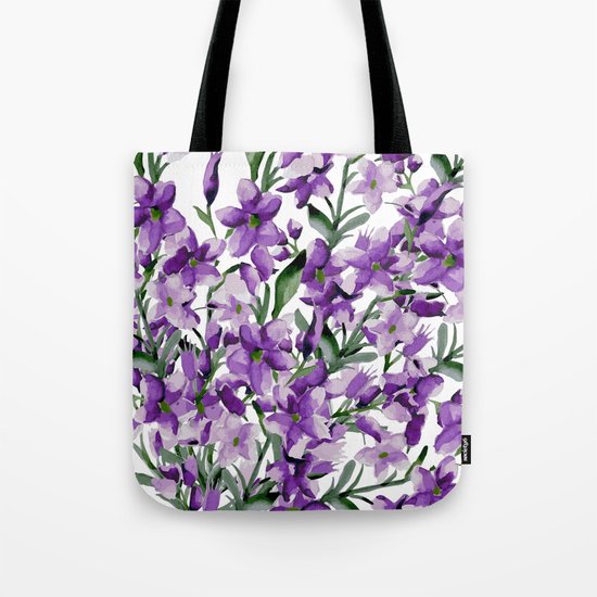 Lilac. Watercolor Tote Bag