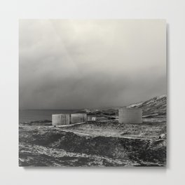 Stormfront Metal Print | Photo, Black and White, Landscape 