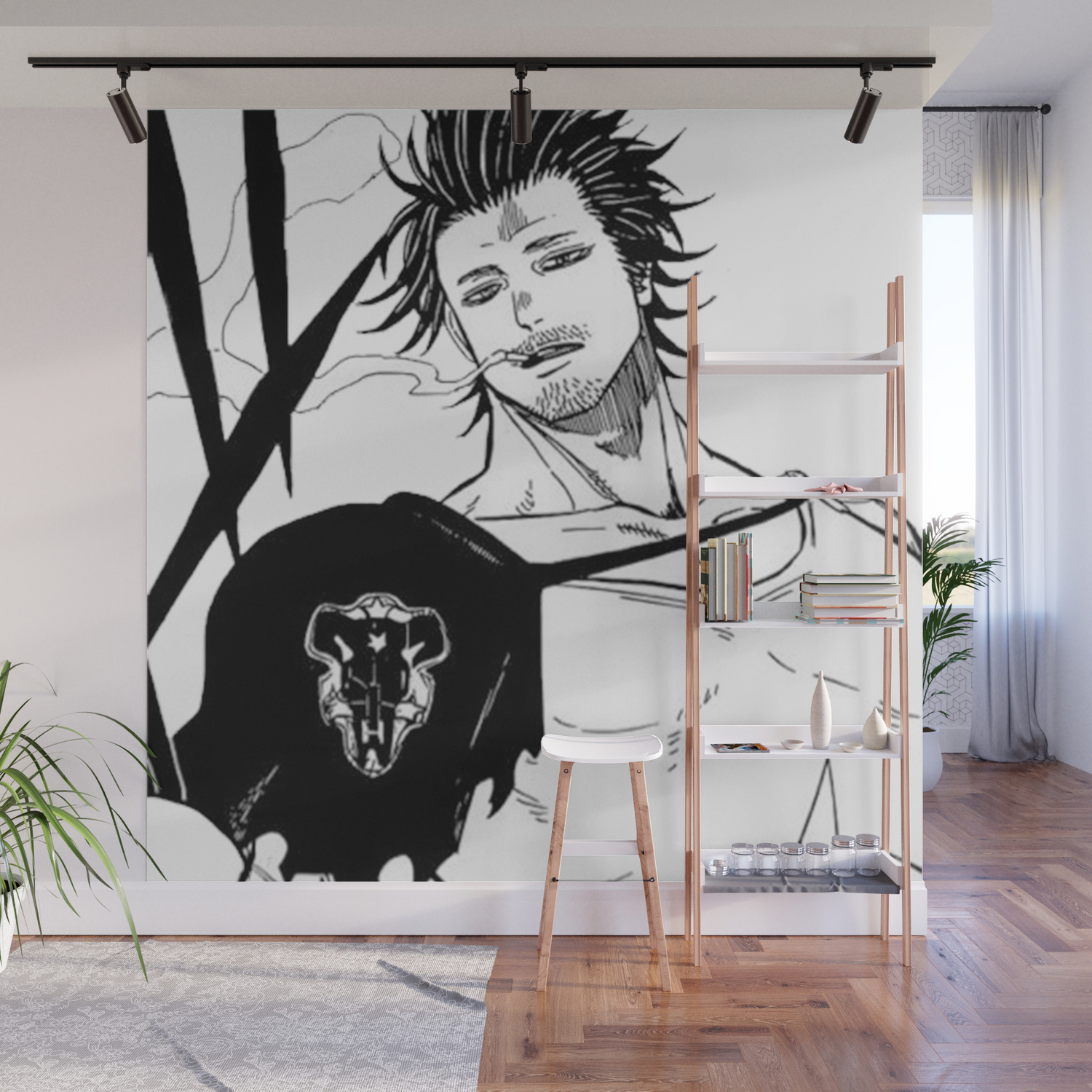 Captain Yami Simple Design Wall Mural By Dolphin5k Society6