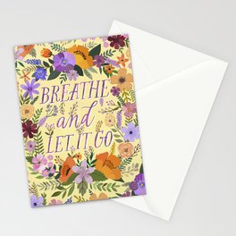 Breath quote Stationery Card