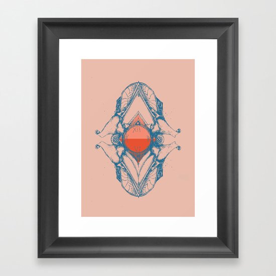 in time Framed Art Print