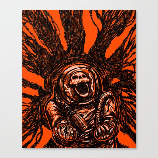 A Spacesuit Has Been Compromised Canvas Print