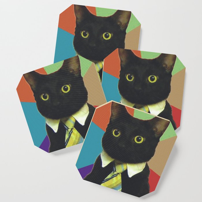 Cat Meme Coaster