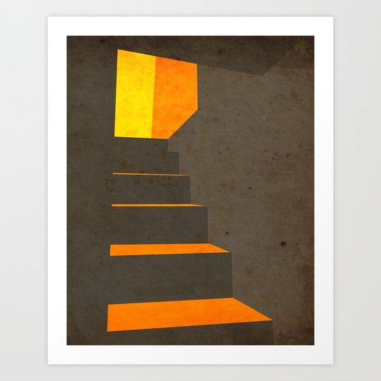 Angels in the Attic #2 Art Print