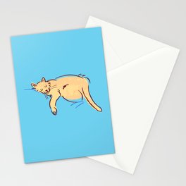 Sleepy Cat Nap Stationery Cards