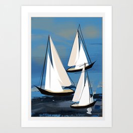 Sail Away II Art Print