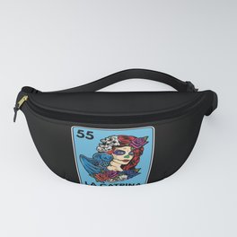 Mexican Lottery Muertos Day Of Dead La Catrina Fanny Pack