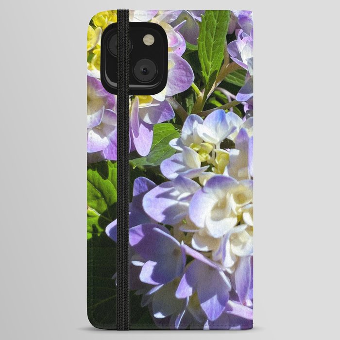 Purple Hydrangea iPhone Wallet Case