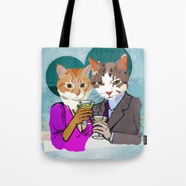 Kitty Cocktails Tote Bag