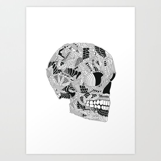 Skull Art Print