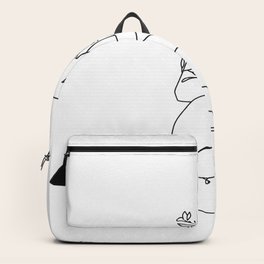 Book Wall Art , Book Art Print, Book Lover Gift Backpack