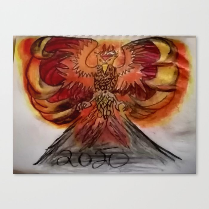 rise of the phoenix Canvas Print