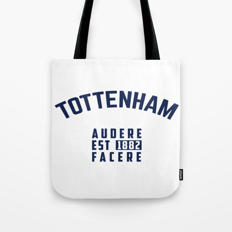 Tottenham Spurs Hotspurs Premier League Champions League Soccer T Shirt Tote Bag By Boneworkshop Society6