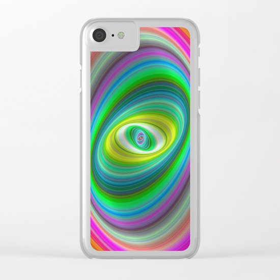 Elliptical magic Clear iPhone Case