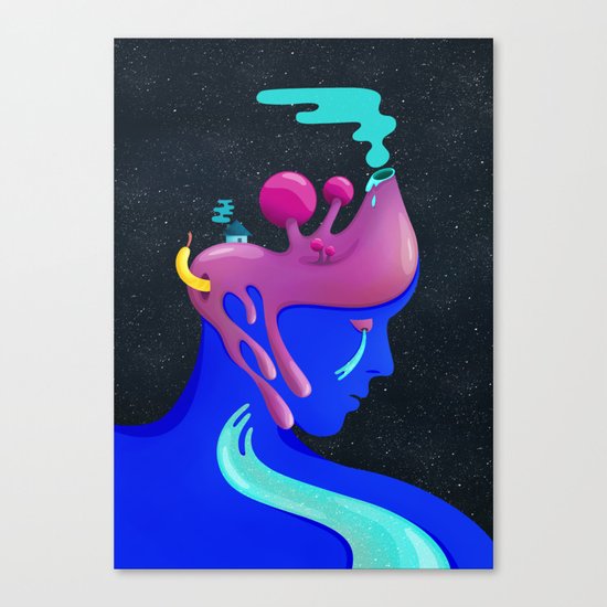 What's under my skin Canvas Print