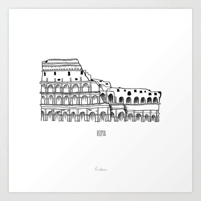 Roma Art Print